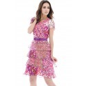 Robe imprim&eacute;e Rose
